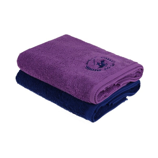 Zestaw 2 ręczników bawełnianych, 140x70 cm