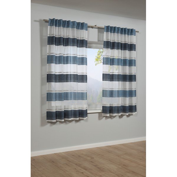 Niebieska firanka 175x140 cm Etamine – Gardinia-image-1