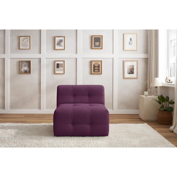 Ciemnofioletowy moduł sofy Kleber – Bobochic Paris-image-1