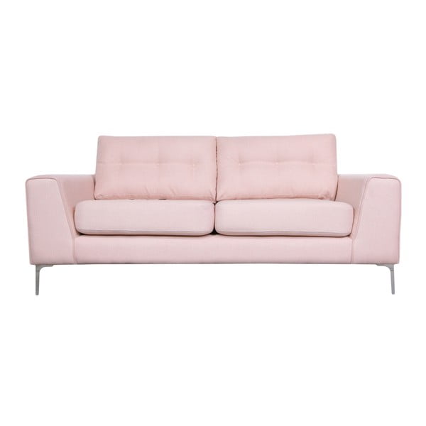 Trzyosobowa sofa Ebony, różowa