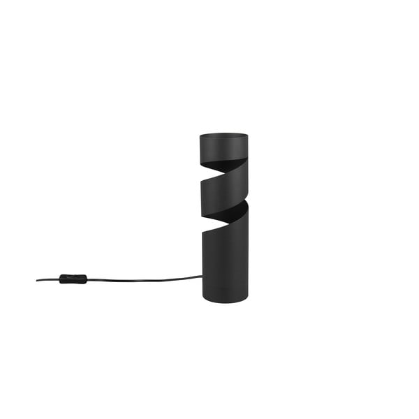 Czarna lampa stołowa (wysokość 35 cm) Stream – Trio