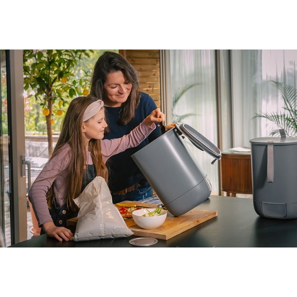 Szary kompostownik Plastia Bokashi-image-3