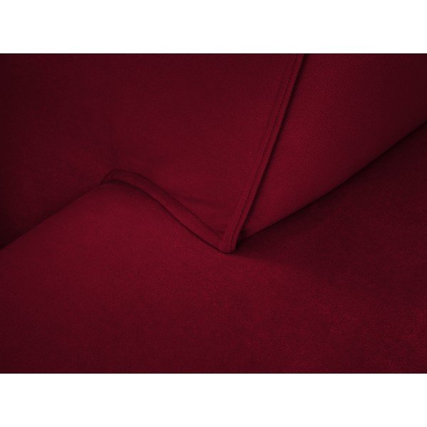 Czerwona aksamitna sofa Cosmopolitan Design Siena-image-1