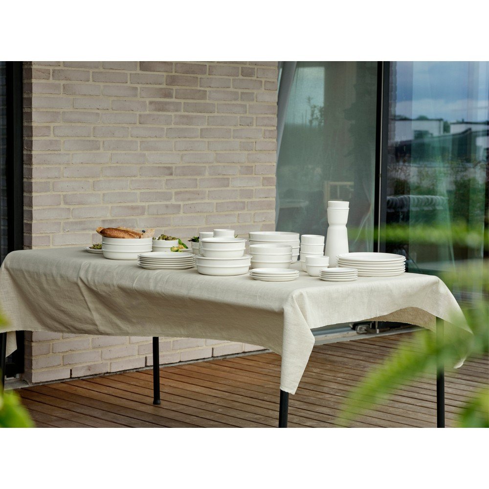Kremowy porcelanowy talerz deserowy ø 20 cm Eau – Zone (zdjęcie 4)