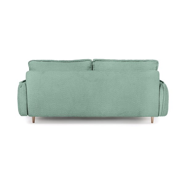 Zielona rozkładana sofa z materiału bouclé 215 cm Patti – Bonami Selection-image-3