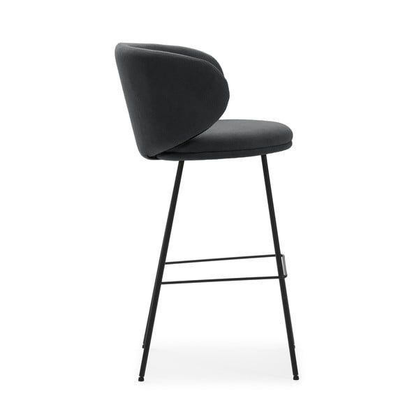 Ciemnoszare hokery zestaw 2 szt. (wysokość siedziska 65 cm) Rush – Marckeric-image-3