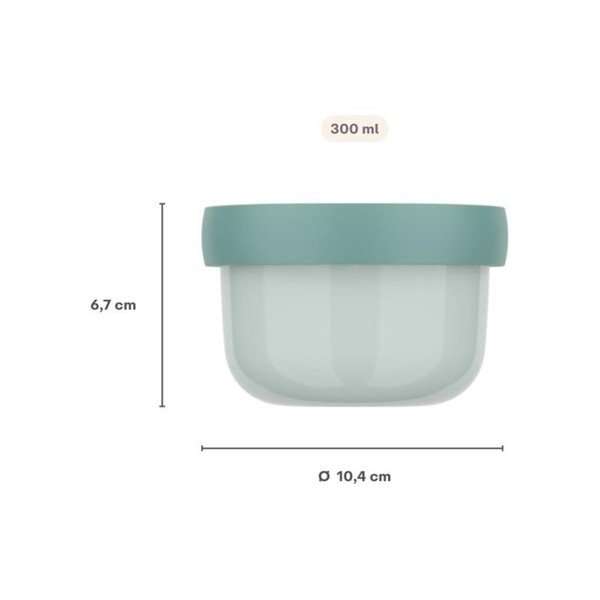 Beżowy plastikowy pojemnik śniadaniowy dla dzieci Sunshine & Rainbow – Mepal-image-4