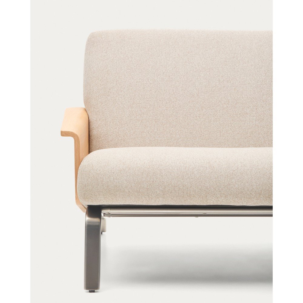 Beżowa sofa z tkaniny szenilowej 205 cm Amsen – Kave Home (zdjęcie 11)