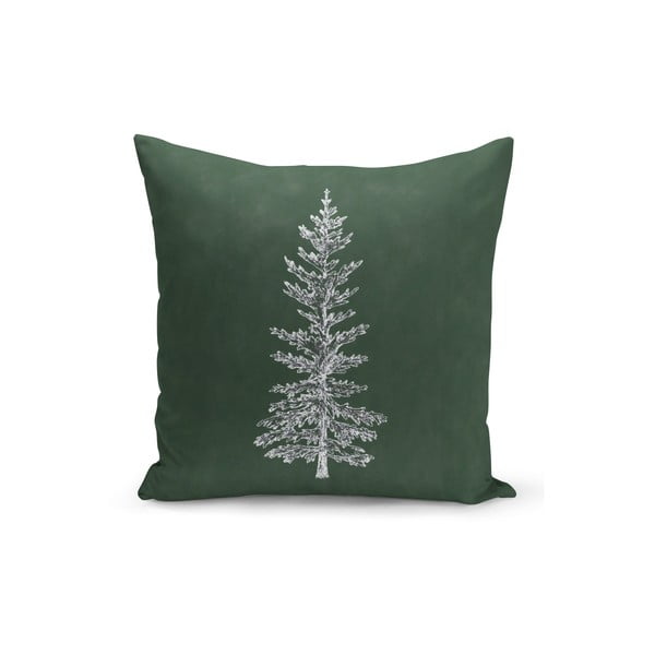 Zielona świąteczna poszewka na poduszkę Kate Louise Christmas Noel, 43 x 43 cm