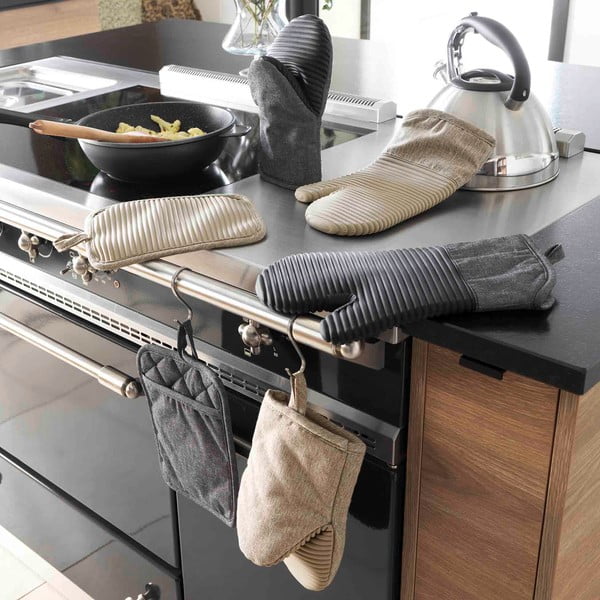 Silikonowa/z mieszanki włókien rękawica kuchenna Adam – douceur d'intérieur-image-1