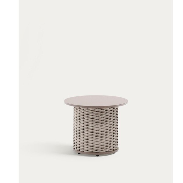 Metalowy okrągły stolik ogrodowy ø 50 cm Sedalis – Kave Home