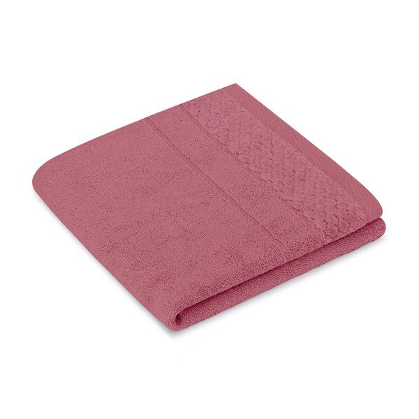Różowe bawełniane ręczniki zestaw 3 szt. frotte Rubrum – Restilo-image-2