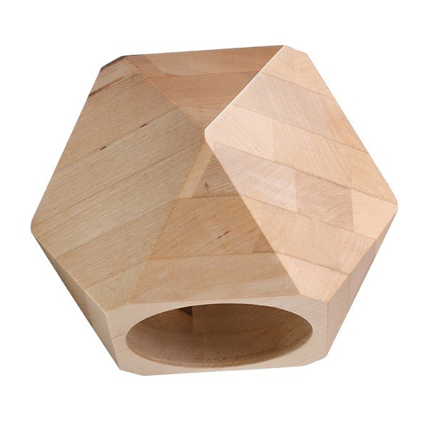 Kinkiet z litego drewna w naturalnym kolorze Vige – Sollux