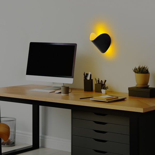 Czarny kinkiet LED Heybe – Opviq lights-image-4