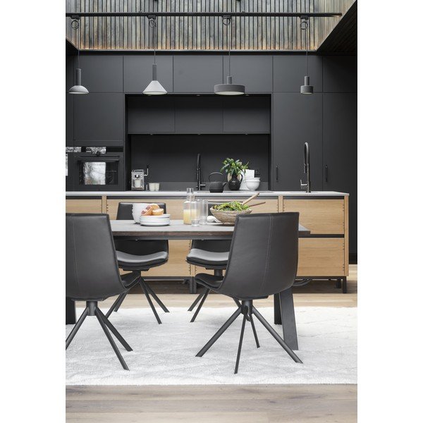 Rozkładany stół z blatem z drewna dębowego 170x100 cm Carradale – Rowico-image-1