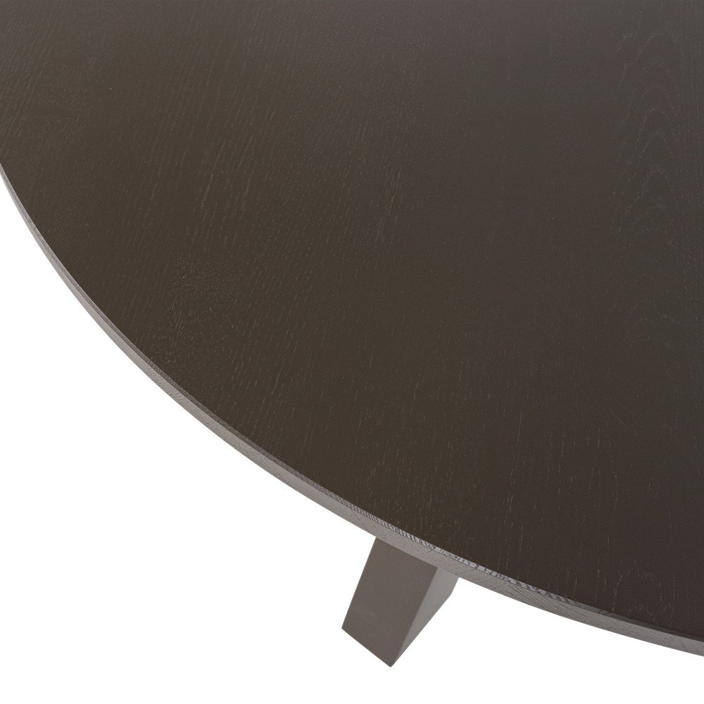 Okrągły stół z litego drewna dębowego ø 129 cm Rhonda – WOOOD (zdjęcie 5)