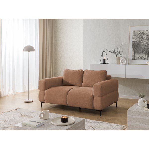 Sofa w kolorze terakoty 154 cm Helio – Ropez-image-3