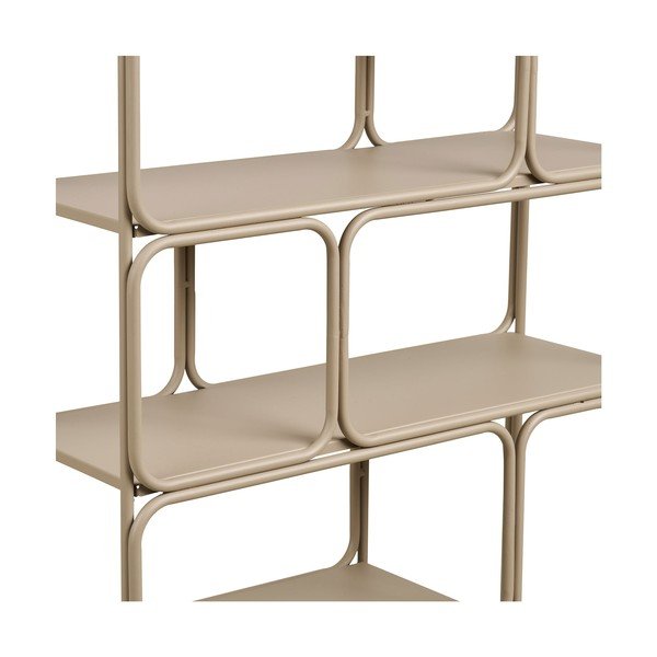 Beżowa wielopoziomowa metalowa półka 48 cm Lanciano – House Nordic-image-4