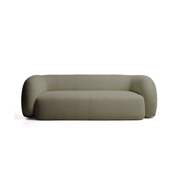 Ciemnozielona sofa z materiału bouclé 246 cm Martina – Kave Home