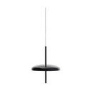 Czarna lampa sufitowa LED ze ściemniaczem z metalowym kloszem ø 16 cm Porte – Kave Home