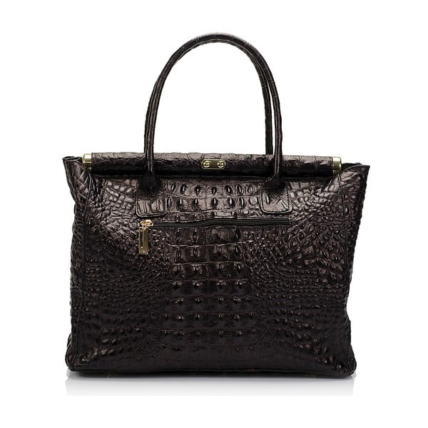 Czarna skórzana torebka Lisa Minardi Lantha-image-1