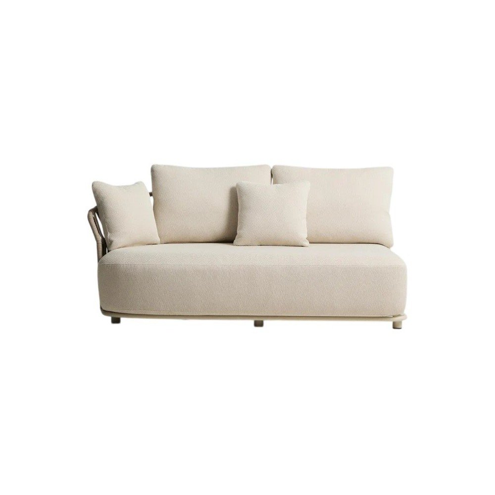 Beżowa/szarobrązowa modułowa sofa ogrodowa 170 cm Osani – Kave Home