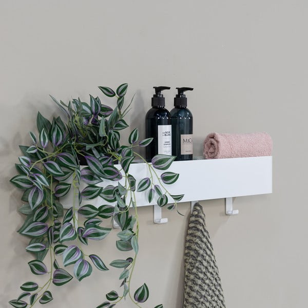 Biała ścienna stalowa półka łazienkowa Multi – Spinder Design-image-3