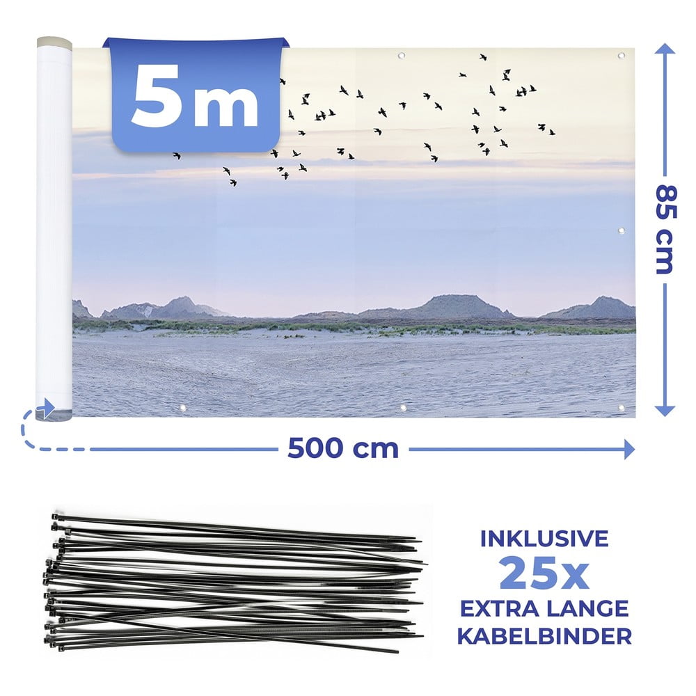 Plastikowa osłona balkonowa 500x85 cm North Sea Coast – Maximex (zdjęcie 5)