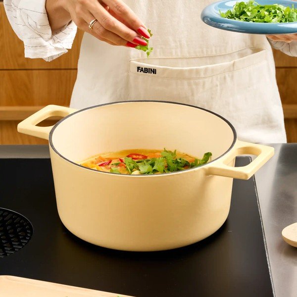 Garnek żeliwny z pokrywką odpowiedni na indukcję 5,5 l Mattia 3.0 – FABINI-image-2