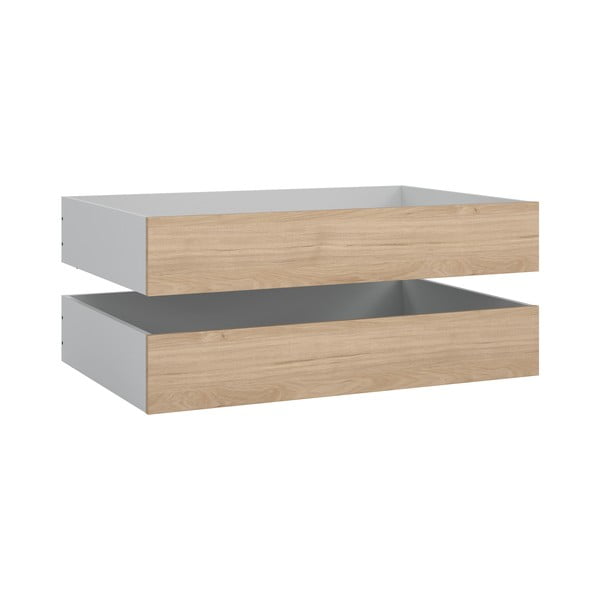 Szuflady pod łóżko w naturalnym kolorze zestaw 2 szt. Naia – Tvilum