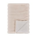 Kremowy koc ze sztucznego futra 130x180 cm Galena – House Nordic