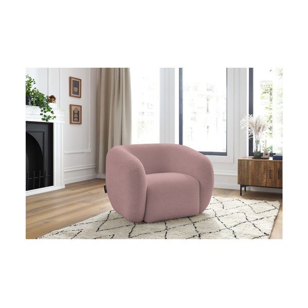Jasnoróżowy fotel Celine – Bobochic Paris-image-1