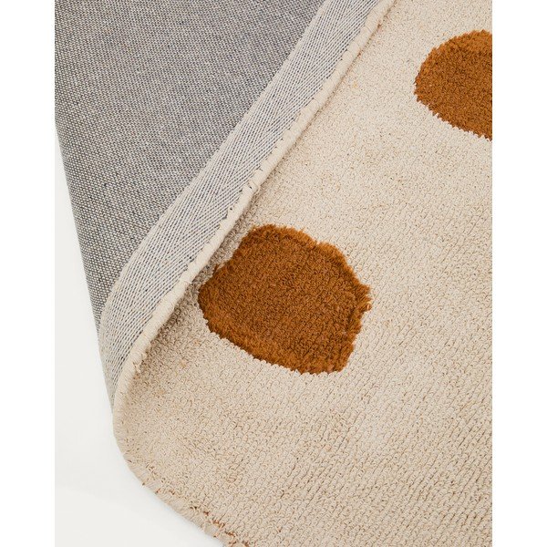 Kremowy bawełniany dywan dziecięcy odpowiedni do prania/tkany ręcznie 90x150 cm Tandani – Kave Home-image-4