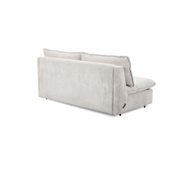Beżowa sztruksowa rozkładana sofa 184 cm Isadora – Bobochic Paris-image-3