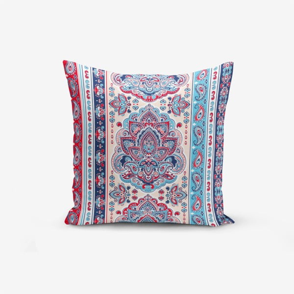 Poszewka na poduszkę z domieszką bawełny Minimalist Cushion Covers Red Blue Cini Modern, 45x45 cm