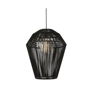 Czarna lampa sufitowa ø 38 cm Deya – Light & Living