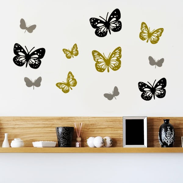Naklejka ścienna Kolorowe motyle, 60x90 cm
