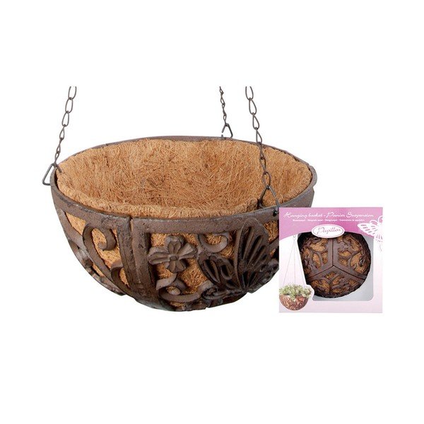 Żeliwny koszyk wiszący na doniczkę Ego Dekor Butterfly-image-2