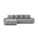 Szary narożnik (lewostronny/z szezlongiem) Albane  – Ropez