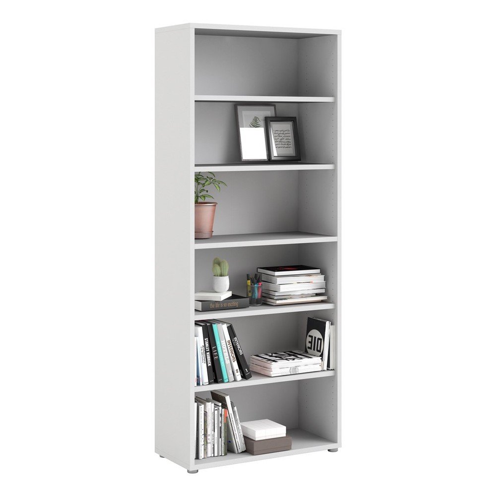 Biały regał modułowy 89x222 cm Prima – Tvilum (zdjęcie 6)