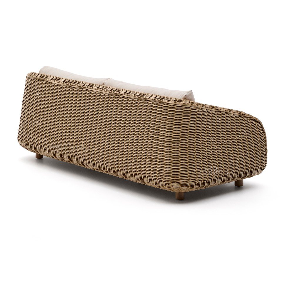 Beżowa/w naturalnym kolorze tapicerowana sofa ogrodowa Meria – Kave Home (zdjęcie 5)