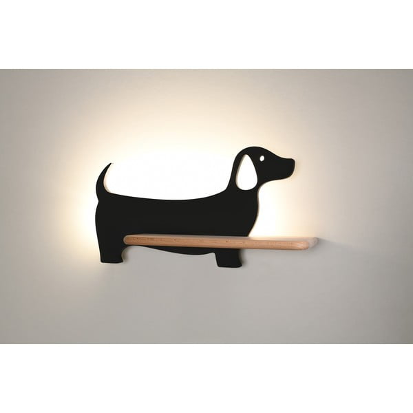 Czarna lampa dziecięca Dog – Candellux Lighting-image-3