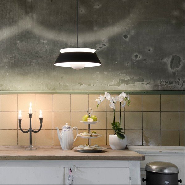 Czarna lampa wisząca UMAGE Cuna, Ø 38 cm-image-1