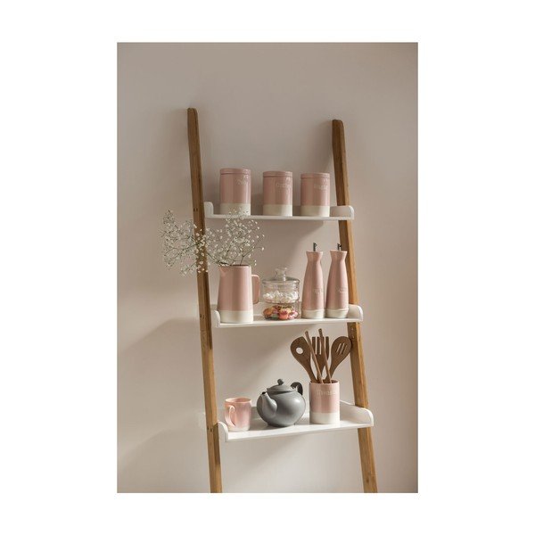 Różowy kubek kamionkowy Premier Housewares, 370 ml-image-2
