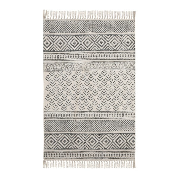 Czarno-biały dywan we wzory A Simple Mess Mille, 90x60 cm