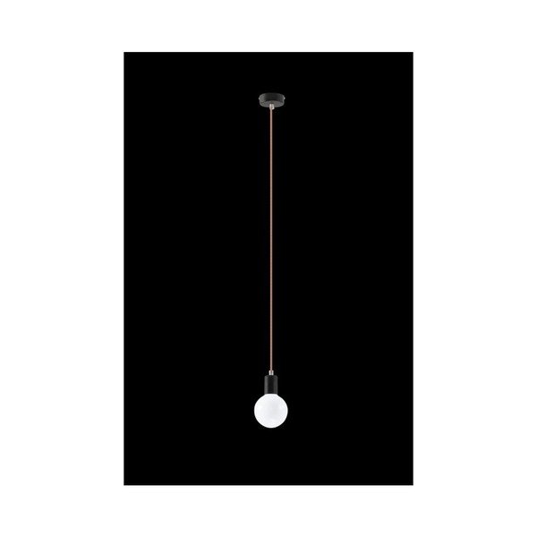 Miedziana lampa wisząca Sollux Bombilla-image-2
