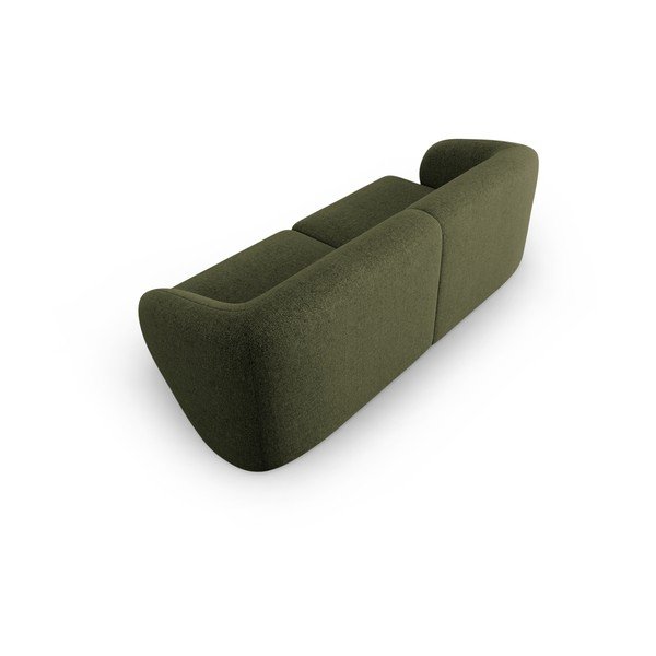 Zielona sofa  z tkaniny szenilowej 188 cm Paolo – Milo Casa-image-3