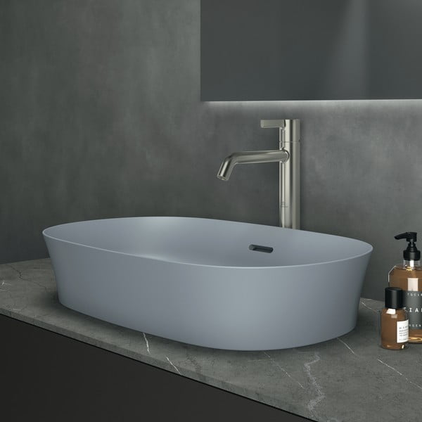 Jasnoniebieska ceramiczna umywalka 60x38 cm Ipalyss – Ideal Standard-image-1