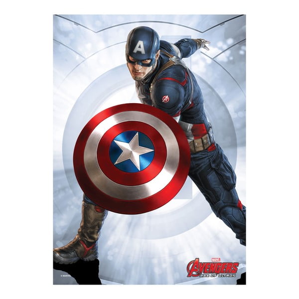 Plakat z blachy Age of Ultron Power Poses - Captain America