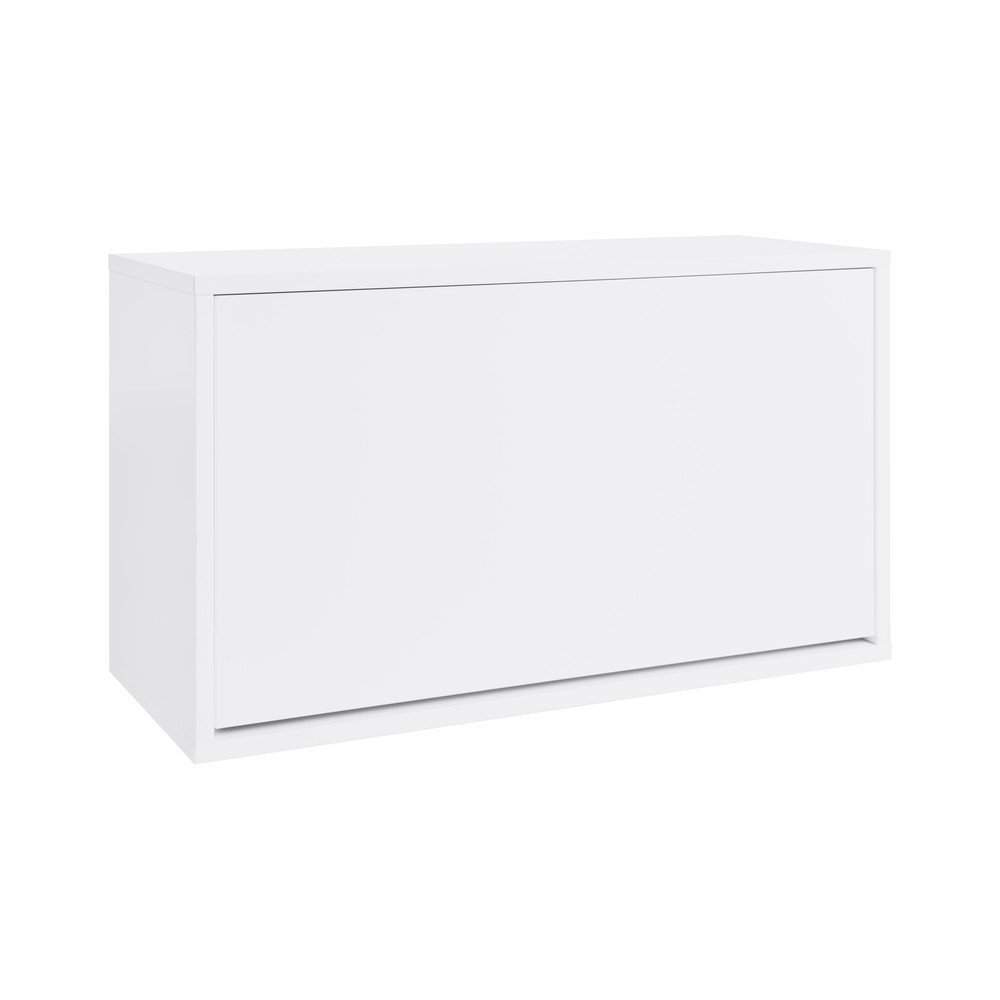 Biała uchylna/wisząca szafka na buty 70x30x40 cm – ReCollector